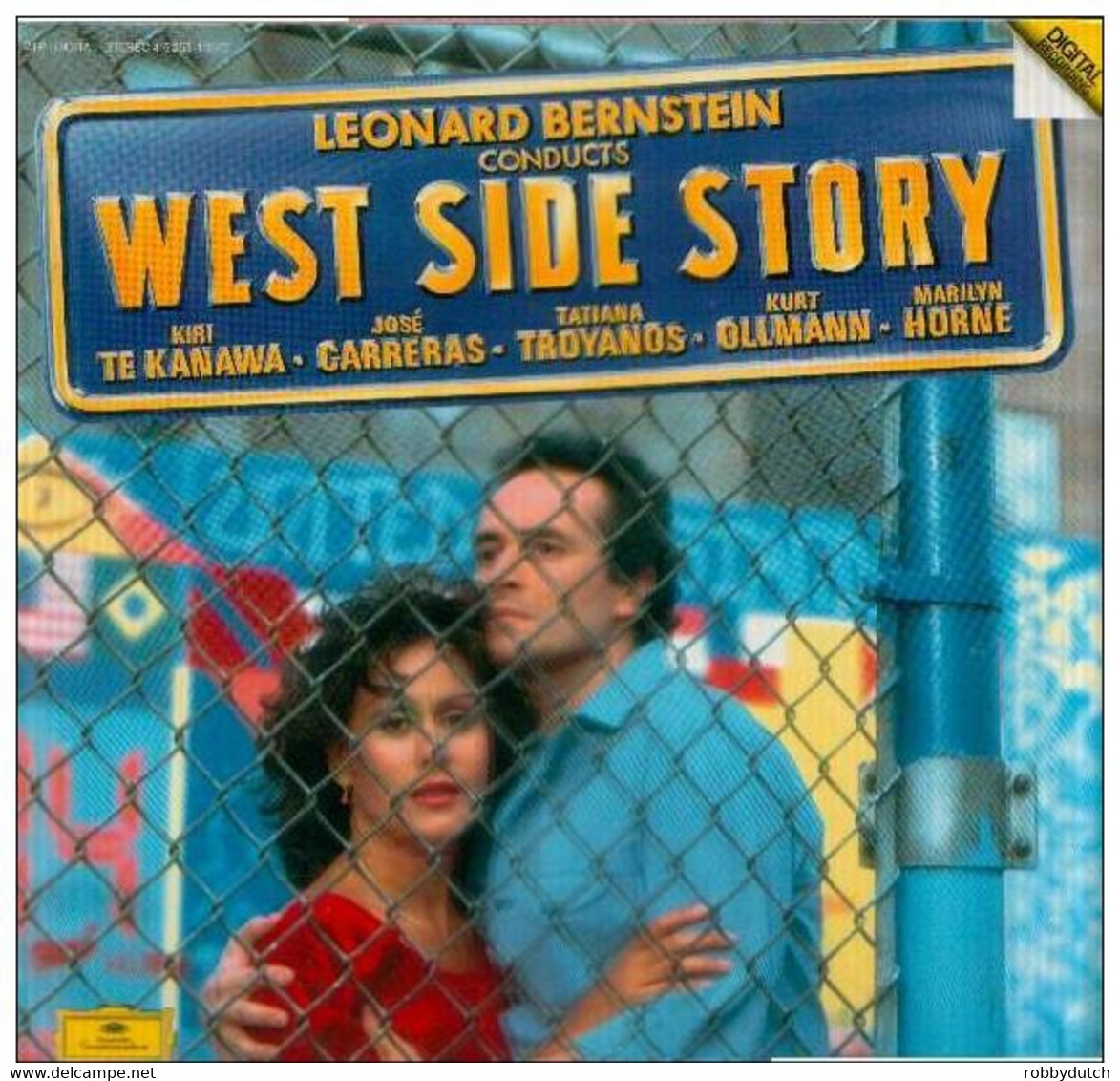 * 2LP *  WEST SIDE STORY - BERNSTEIN, HORNE, TE KANAWA, CARRERAS A.o. (Germany 1985 Ex!!!) - Musicals