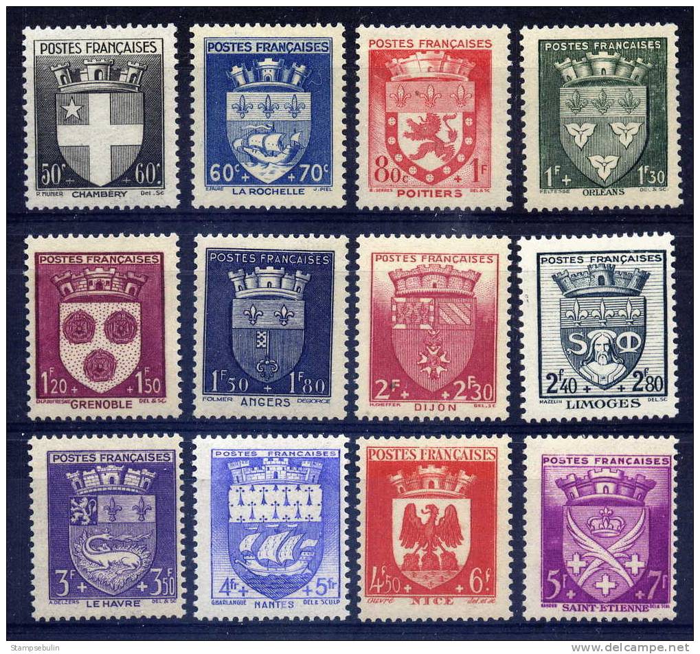 1942 COMPLETE SET MNH ** - 1941-66 Armoiries Et Blasons