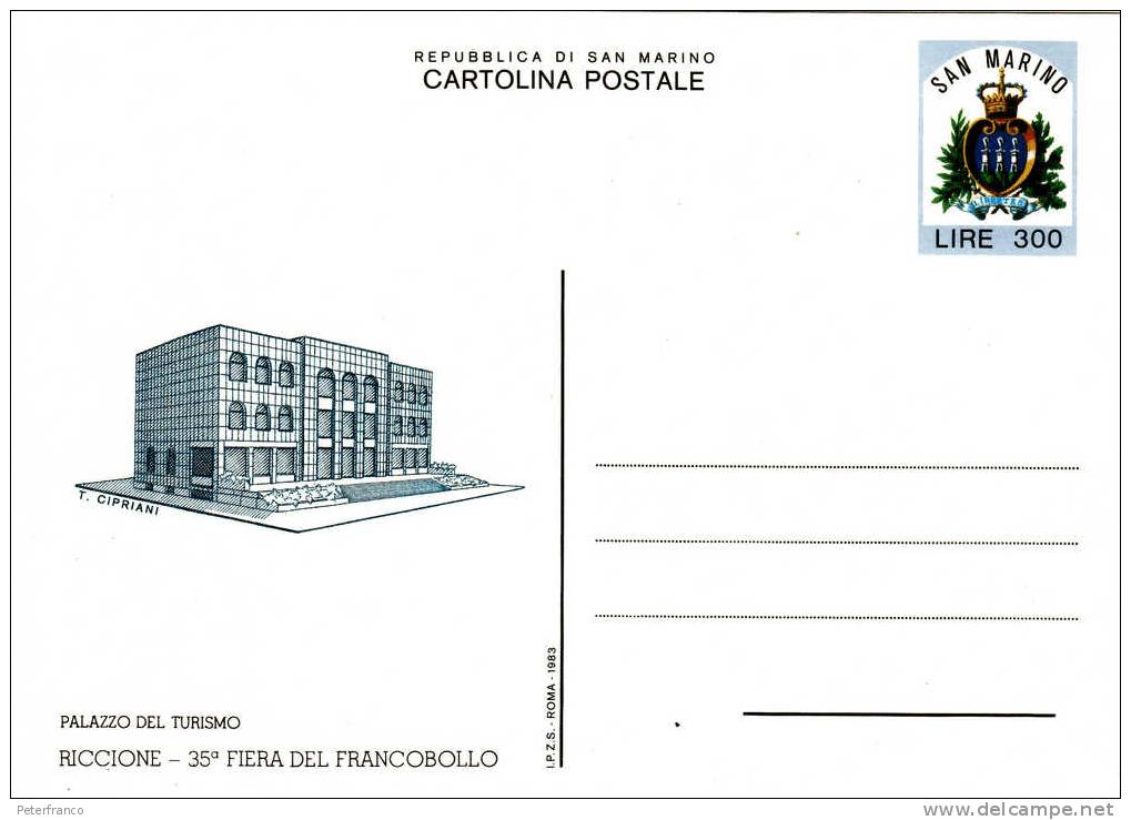 1983 - Cartolina Postale - 35° Fiera Del Francobollo - Postal Stationery