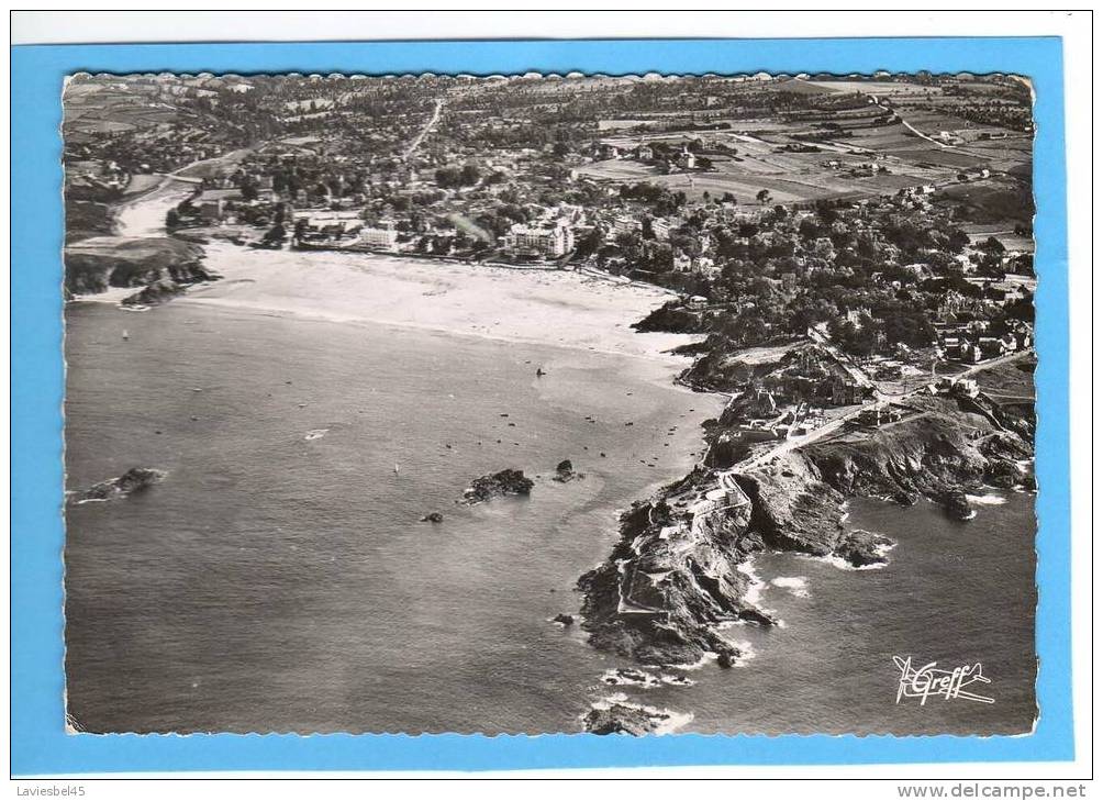 Dept 35 (Ille Et Vilaine) SAINT LUNAIRE . 2024 . VUE AERIENNE LA POINTE DU DECOLLE ET LA PLAGE . ANNEE 1952 - Saint-Lunaire