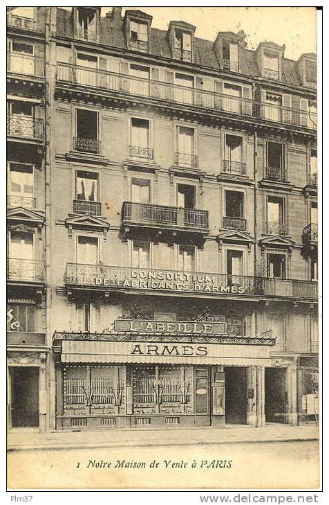 Magasin L'Abeille, Fabriquant D'Armes - 81, Rue Turbigo - Paris (03)