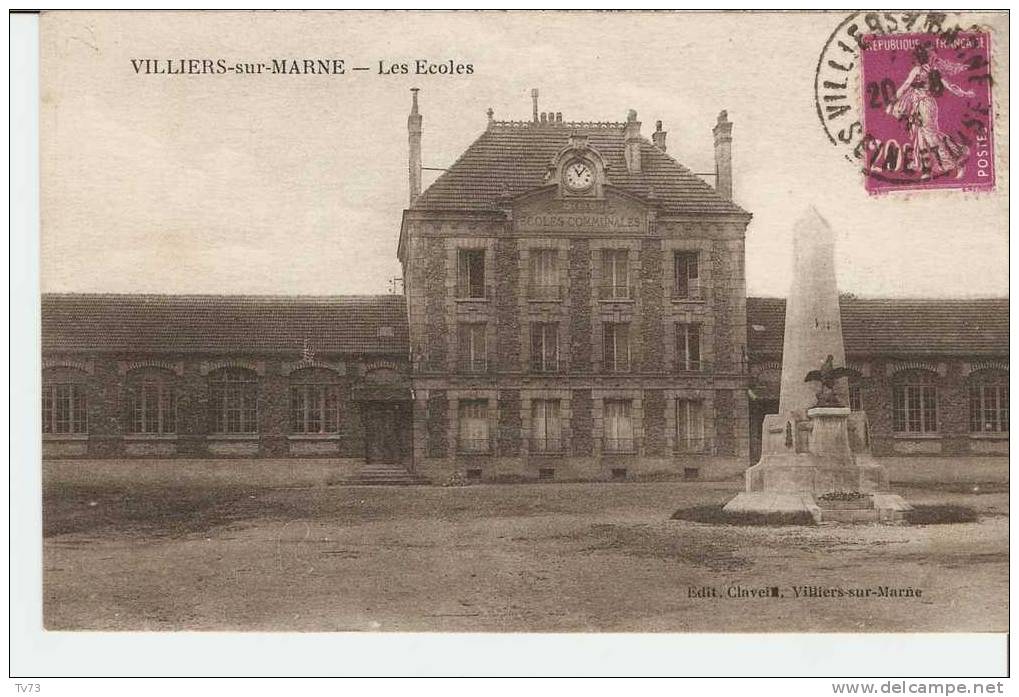 CpF1827 - VILLIERS SUR MARNE - Les écoles - (94 - Val De Marne) - Villiers Sur Marne