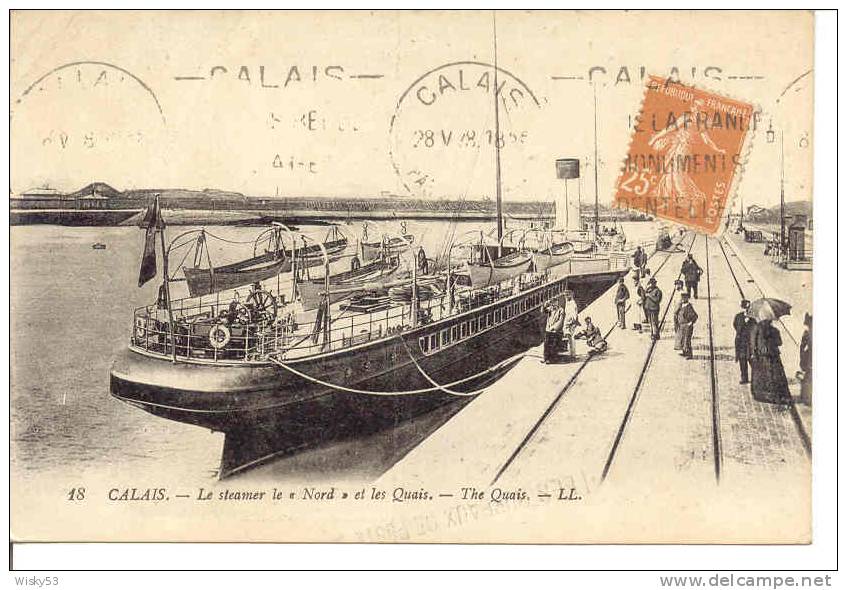 62 CALAIS  Le Steamer Le Nord - Calais