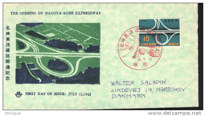 1963 Japon Japan Nagoya-Kobe  Autostrada Autoroute Motor-way - Ohne Zuordnung