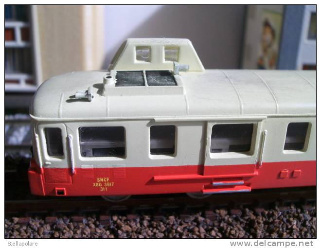 ECHELLE N SCALA - RAR - TRANSMONDIA AUTOMOTRICE PICASSO XBD 3917de La SNCF - Locomotive