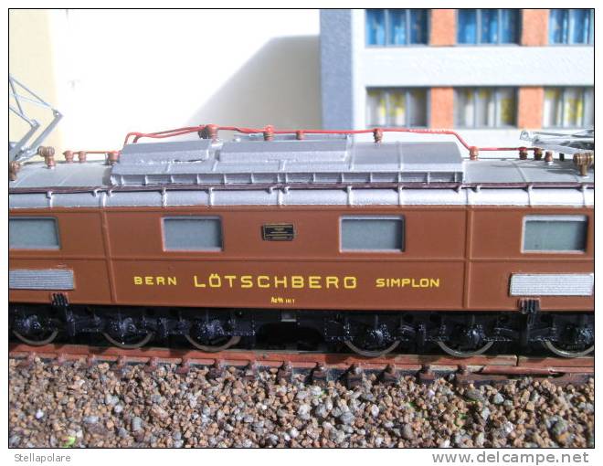 FULGUREX SCALA N OTTONE - BLS BREDA Ae 6/8 LOCO ELETTRICA PESANTE - Locomotieven