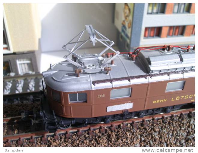 FULGUREX SCALA N OTTONE - BLS BREDA Ae 6/8 LOCO ELETTRICA PESANTE - Locomotieven