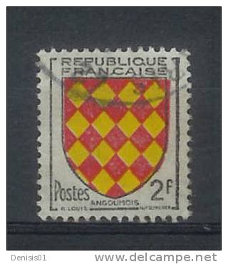 France - Yvert & Tellier - N° 1003 - Oblitéré - 1941-66 Armoiries Et Blasons
