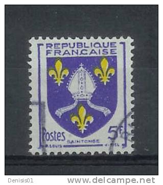 France - Yvert & Tellier - N° 1005 - Oblitéré - 1941-66 Armoiries Et Blasons