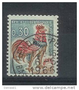 France - Yvert & Tellier - N° 1331a - Oblitéré - 1962-1965 Gallo De Decaris