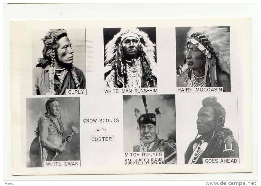 US-295  Indians : CROW Scouts With Custer - Native Americans