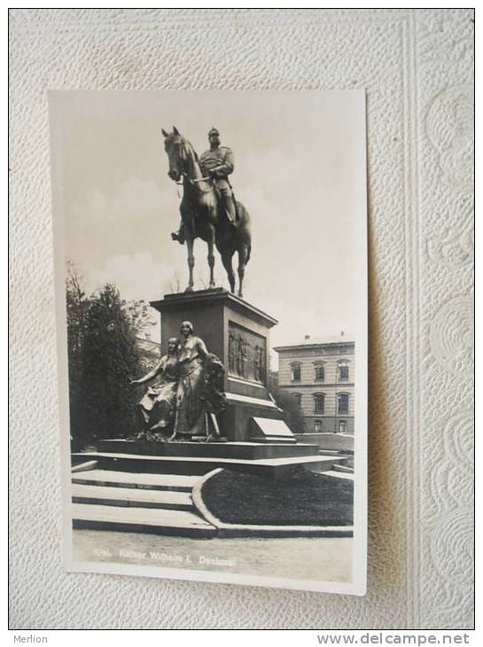 KIEL -Kaiser Wilhalm I. Denkmal  -FOTO-AK  Cca 1931  VF  D53838 - Kiel