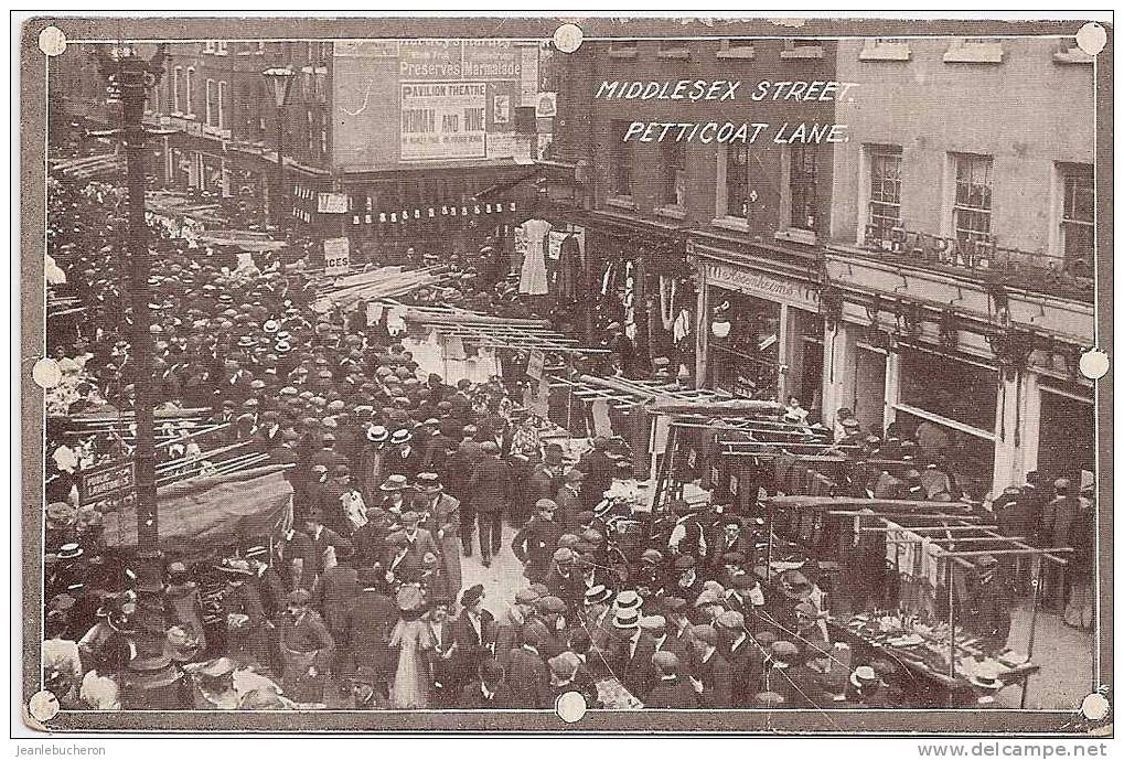 C  .P. A   (  LONDON  Middlesex  Street  -petticoat  Lane - Belle Animation ) - Middlesex