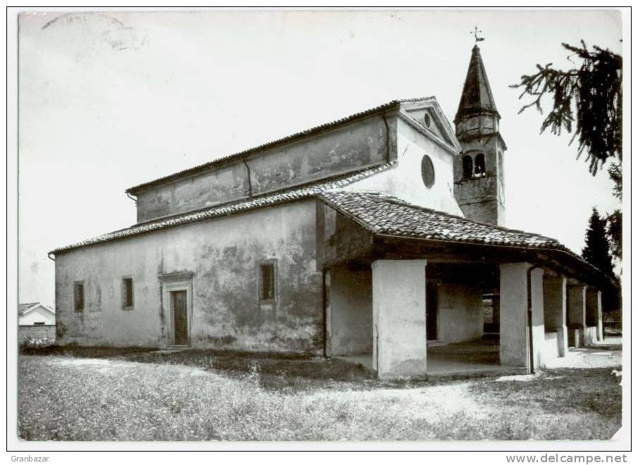 SAN PIETRO DI FELETTO, LA CHIESA MONUMENTALE,  B/N, VG 1966   **//** - Treviso