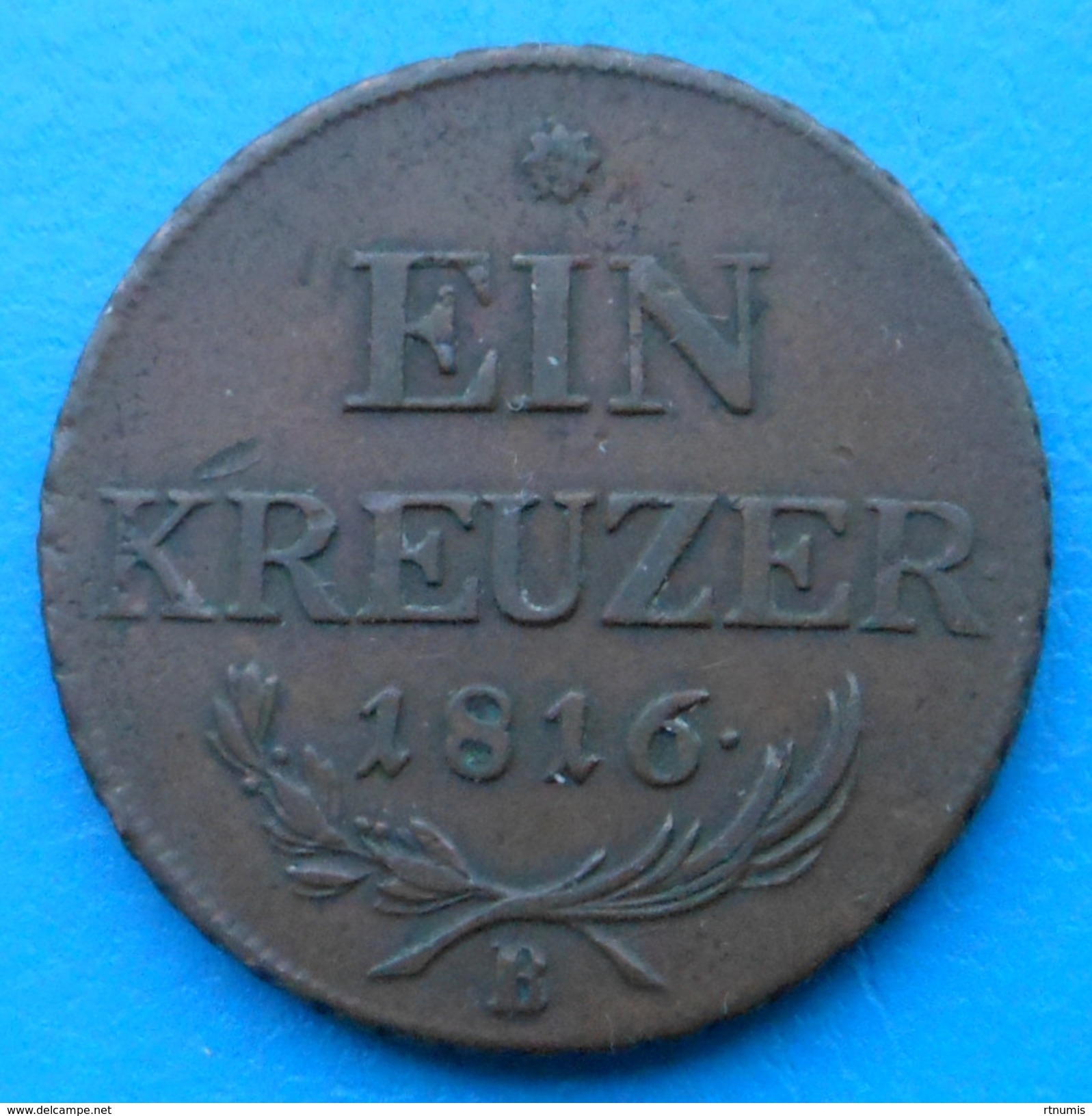 Autriche Austria 1 Kreuzer 1816 B Km 2113 - Autriche