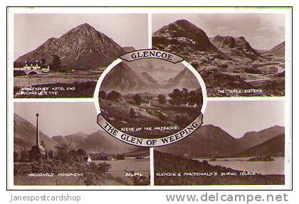 The GLEN Of WEEPING - GLENCOE - Real Photo PCd.- Argyllshire - SCOTLAND - Argyllshire