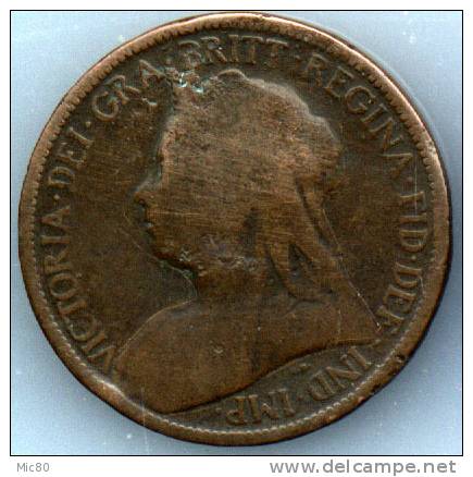 Grande-Bretagne Half Penny Victoria 1900 B/tb - C. 1/2 Penny