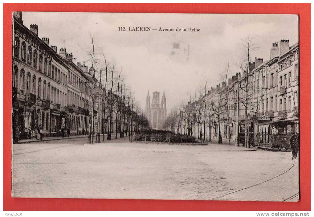 LAEKEN - Avenue De La Reine Et Tram 48. - Laeken