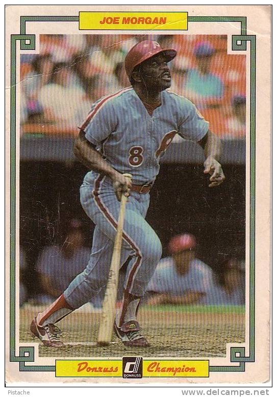 Baseball Trading Cards - Carte De Baseball - Joe Morgan Cincinnati Reds - Ohne Zuordnung