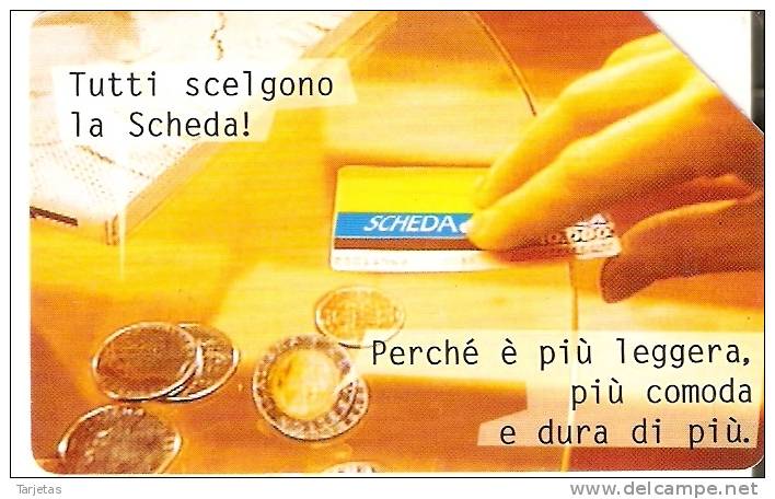 TARJETA DE ITALIA DE MONEDAS Y TARJETAS TELEFONICAS  (COIN) - Timbres & Monnaies