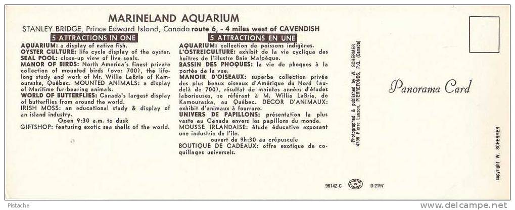 Manor Birds Aquarium Oiseaux - Cavendish Prince-Edward-Island - Publicité - Carte 21cm X 9cm - Sonstige & Ohne Zuordnung