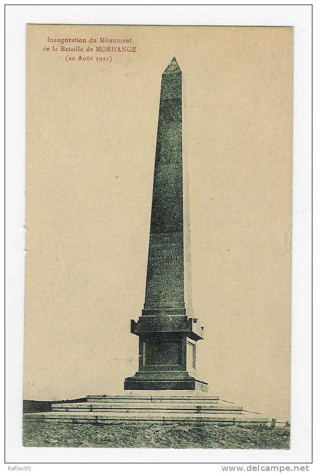 MORHANGE - Inauguration Du Monument De La Bataille De Morhange - Morhange