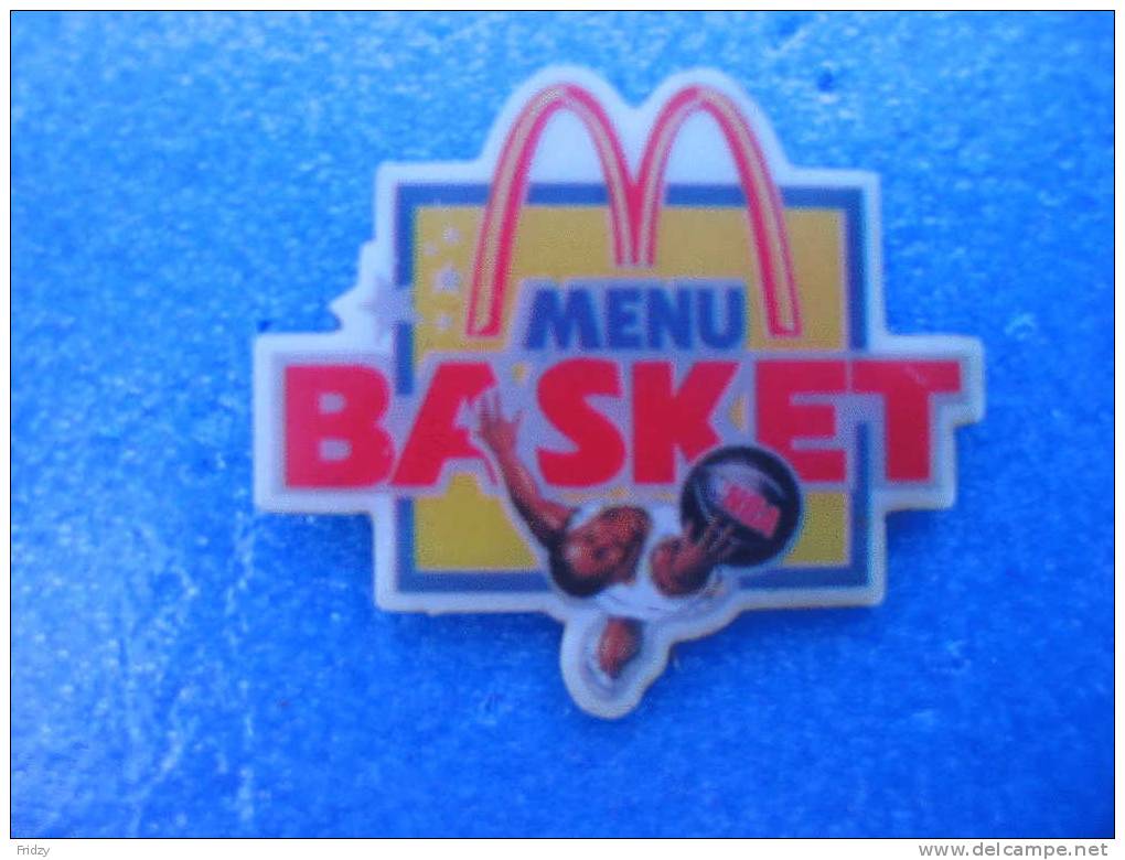 Pin's Mac Donald Menu Basket - McDonald's