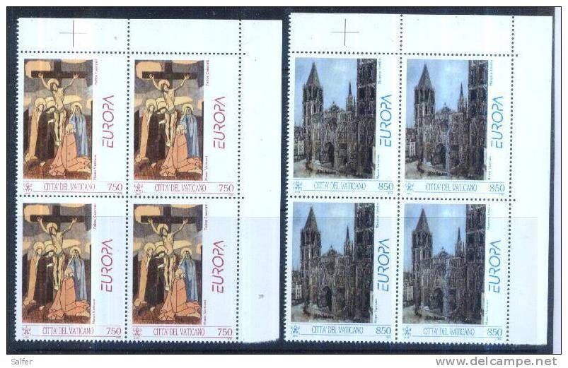 EUROPA CEPT** - 1993  VATICANO QUARTINA  MNH - 1993