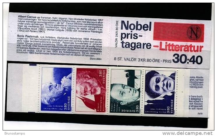 SWEDEN/SVERIGE - 1990  NOBEL   BOOKLET  MINT NH - 1904-50