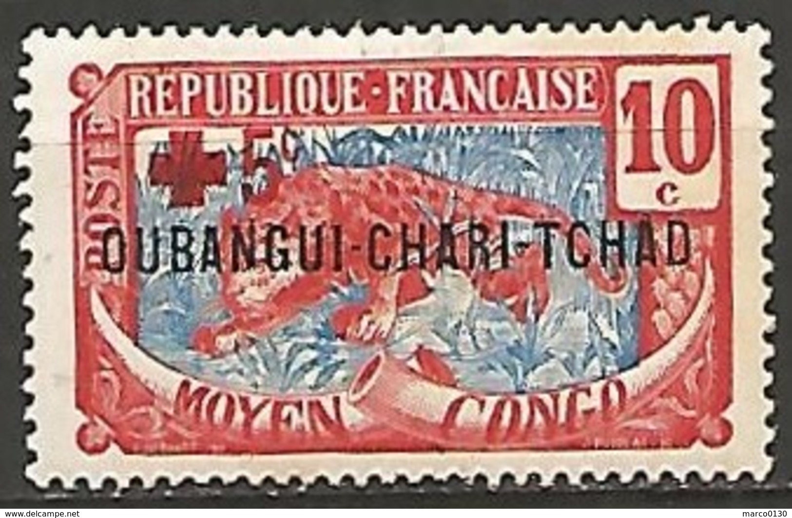 OUBANGUI N° 19 NEUF Avec Charniere - Ungebraucht