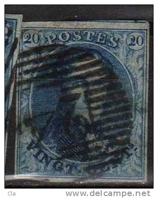 4 Obl 24 BXL  Cob 70 - 1849-1850 Médaillons (3/5)