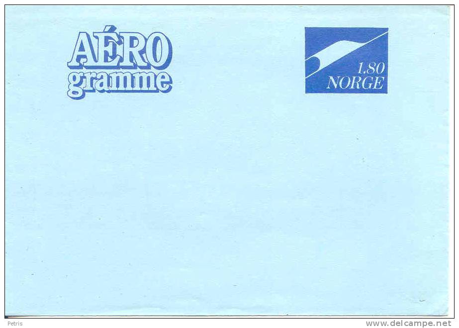 Norge Aerogram - Briefe U. Dokumente