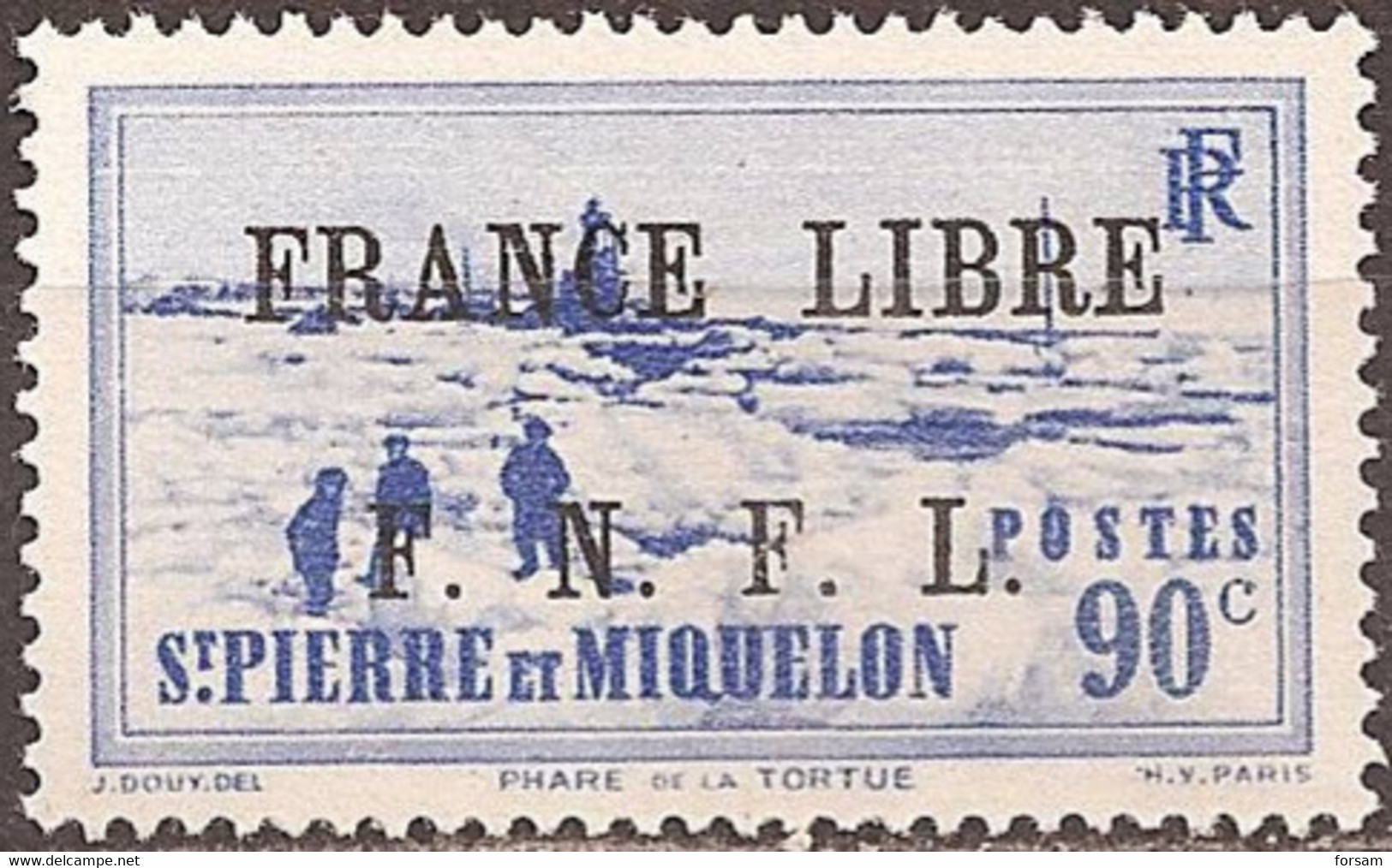 SAINT-PIERRE & MIQUELON..1941/42..Michel # 268...MLH...MiCV - 30 Euro. - Ongebruikt