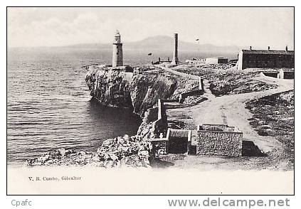 Gibraltar : Phare , V.B. Cumbo / Carte Précurseur - Gibraltar