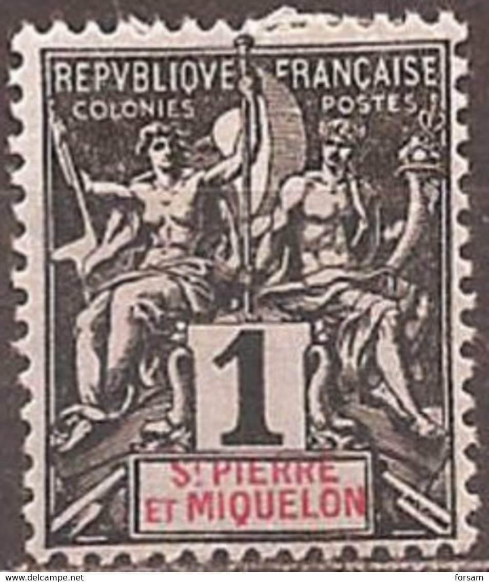SAINT-PIERRE & MIQUELON..1892..Michel # 46...MLH. - Neufs