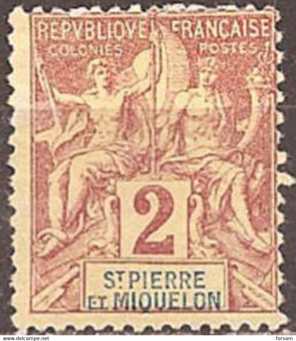 SAINT-PIERRE & MIQUELON..1892..Michel # 47...MLH. - Nuevos