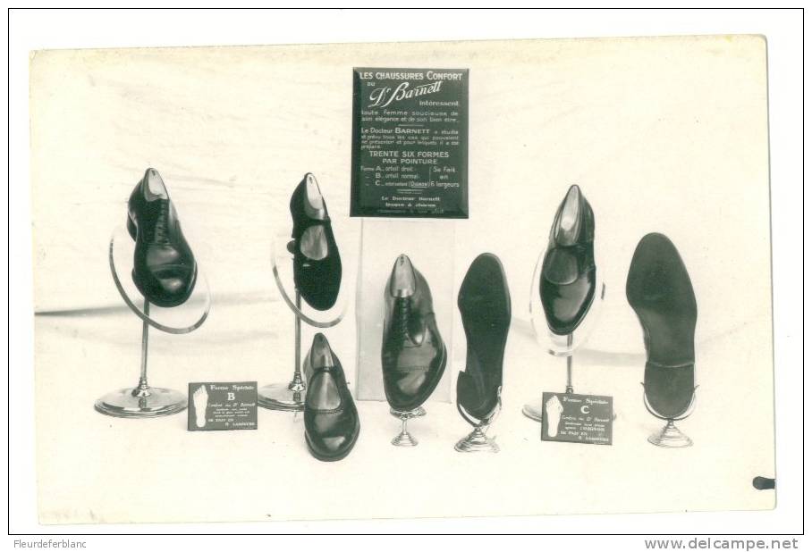 Chaussures "COMFORT" Du Dr BARNETT - CPA - 36 Formes Par Pointure ... Cuir - Industrie