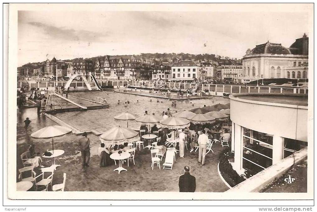 Calvados : TROUVILLE   1949   La  Piscine - Trouville