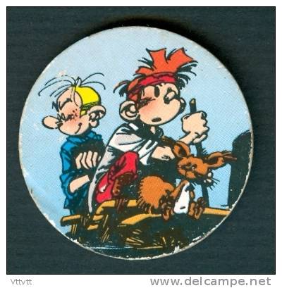 BD, Spirou (Franquin) Robbedoes, Caps N° 58, Dupuis, TF1, Ciné Groupe, 1995 - Autres & Non Classés