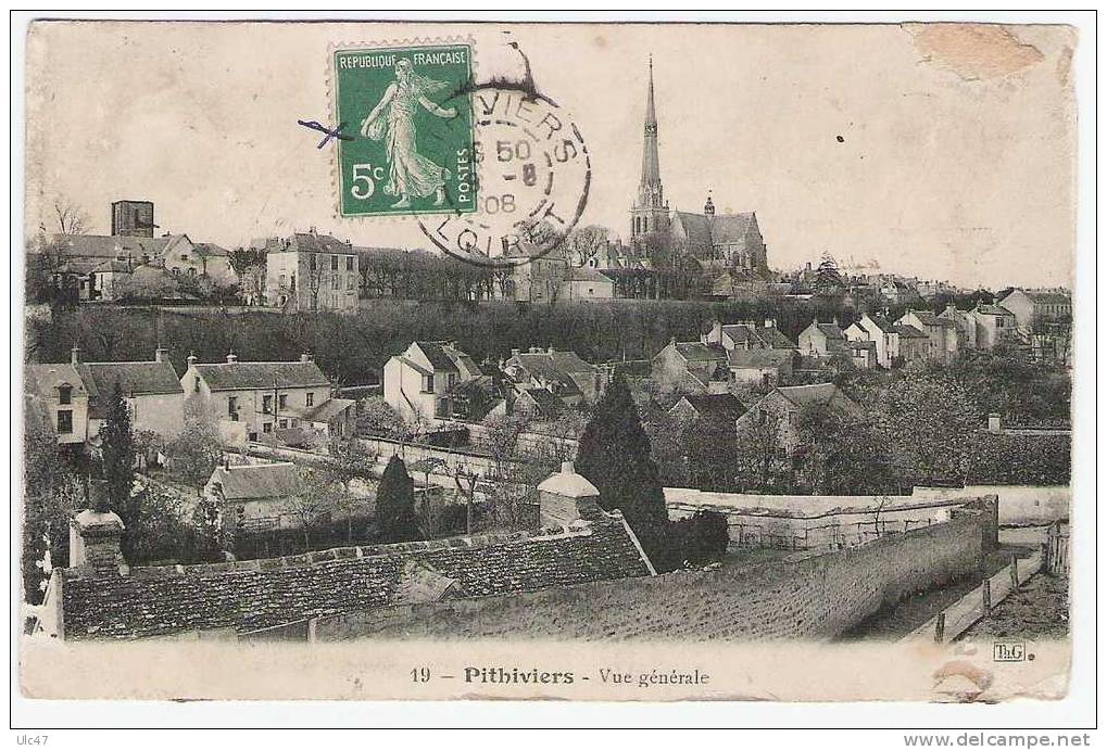 - PITHIVIERS.  -  Vue Générale  -  état - Pithiviers