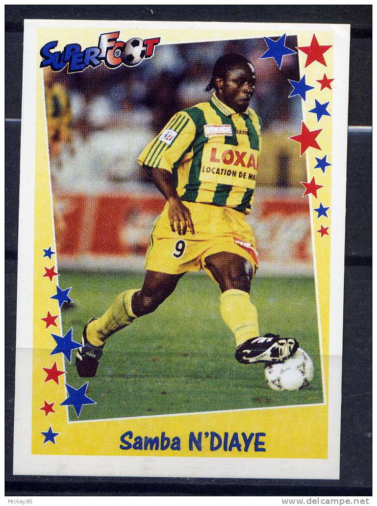 Panini---SUPER  FOOT  1998-1999--- S.  N'DIAYE  ----n°154---  NANTES - Edition Française