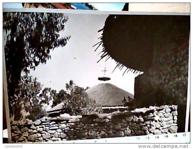 ADIS ABEBA ETIOPIA Periferia Villaggio CHIESETTA FOTO  1940 ? CB3050 17,5 X 12,5 - Erythrée