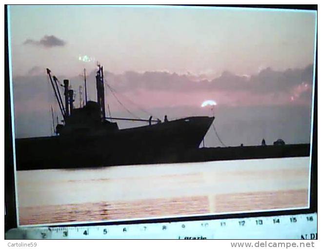 GELA NAVE SHIP CARGO NEW ROSE ? IN PORTO  VB1985  CB3100 - Gela