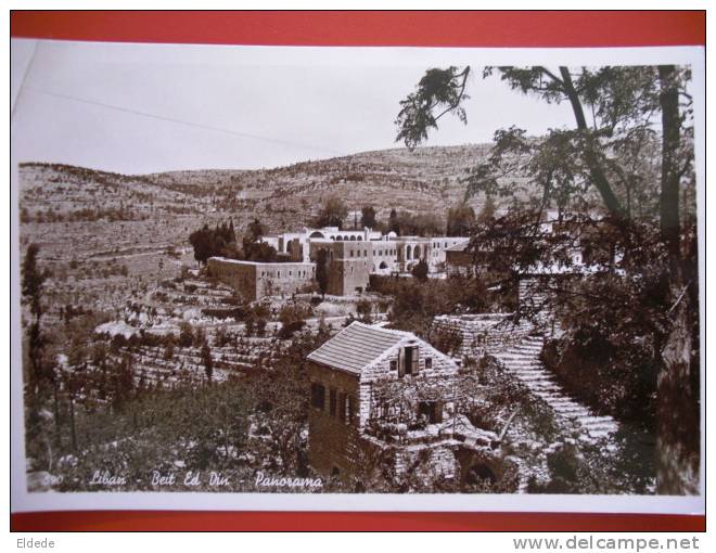 590 Liban Beit Ed Din Panorama  Photo Sport Bab Idriss Timbrée Pli Coin Sup. Gauche - Liban