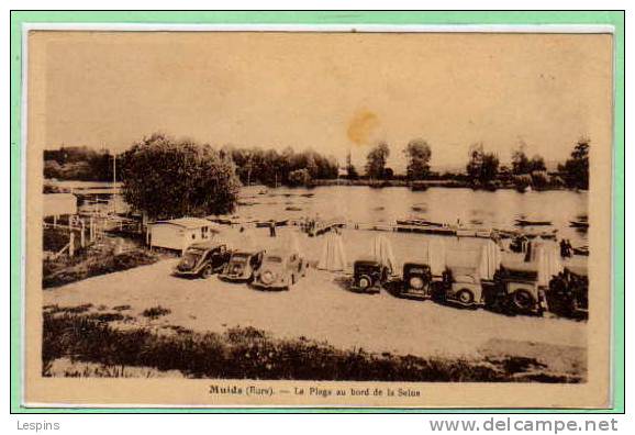 27- MUIDS -- La Plage Au Bord De La Seine - Muids