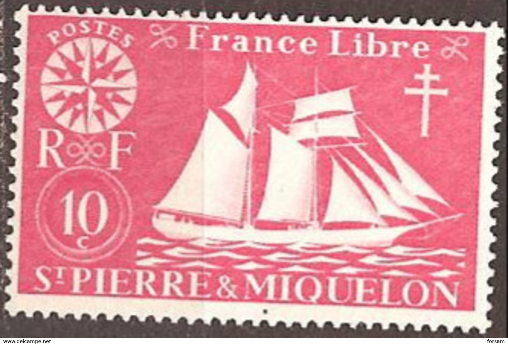 SAINT-PIERRE & MIQUELON..1942..Michel # 300...MLH. - Neufs