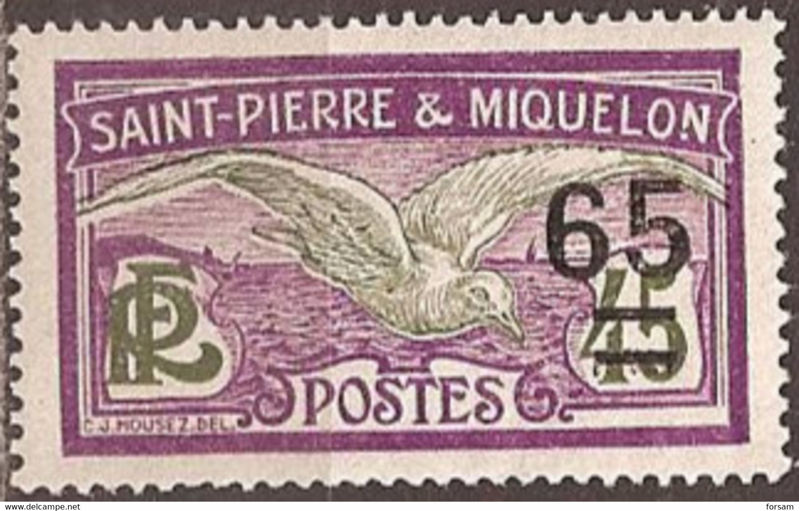 SAINT-PIERRE & MIQUELON..1924..Michel # 121...MLH. - Nuovi