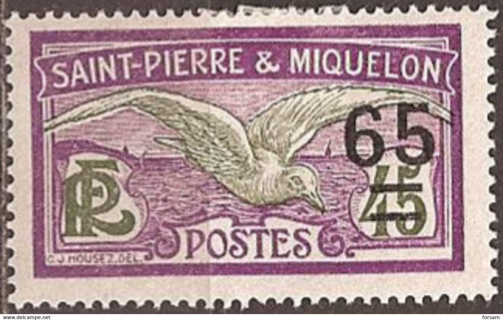 SAINT-PIERRE & MIQUELON..1924..Michel # 121...MLH. - Nuovi