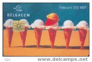 # BELGIUM C26 Ice Creams 200 So3  Tres Bon Etat - Met Chip