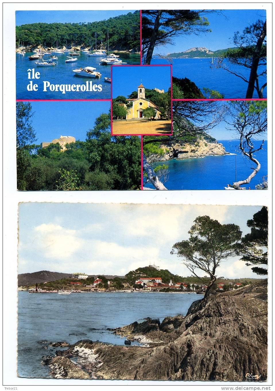 PORQUEROLLES--Lot De SEPT  Cartes - Porquerolles